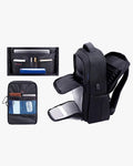 interior mochila raiden divisórias internas funcionais celular documentos chaveiro acessórios acesso rápido organização essencial sem excesso mochila executiva