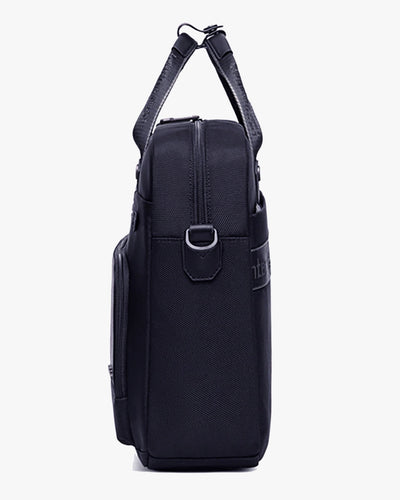 pasta super business lateral preta poliéster premium estruturada 30x40x12cm design executivo elegante masculina profissional corporativa