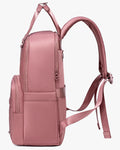 mochila veneza lateral rosa nylon 1680d premium resistente durável mochila feminina executiva impermeável hydroshield anti-riscos qualidade superior