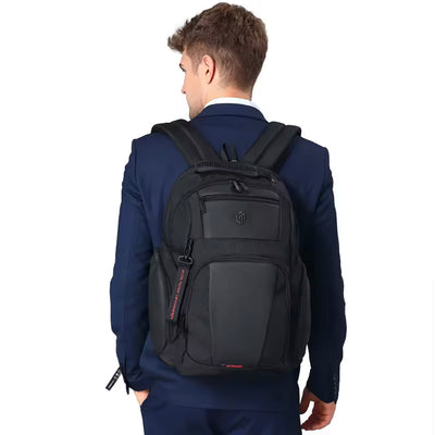 mochila executiva urbana polaris levatte preta notebook 15.6 material resistente alta qualidade design elegante masculina corporativa trabalho dia a dia profissional leve durável