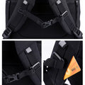 costado air-mesh respirável mochila raiden reduz calor costas deslocamentos longos alças ajustáveis ergonômicas 1kg leve conforto uso diário