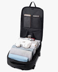 interior mochila air vacuum compartimento notebook 17 polegadas tablet 10.2 organização interna expansível vácuo mochila multifuncional