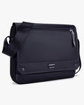 bolsa transversal executiva notebook 15.6 aspect levatte preta poliéster 1680d 3 compartimentos zíper ykk 0.9kg leve negócios trabalho reunião