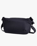 shoulder bag avantor lateral preta perfil slim alongado 15x34x8cm design minimalista discreto bolsa crossbody masculina elegante