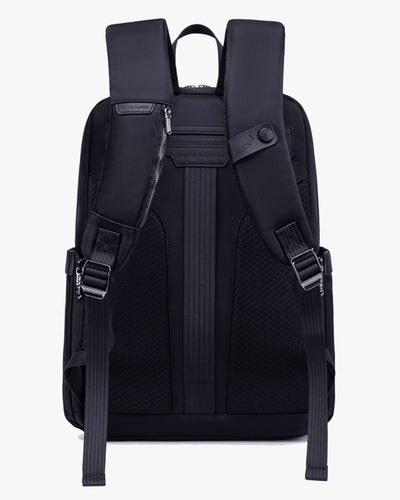 alças ergonômicas ajustáveis reforçadas mochila axis costas acolchoadas ventilação conforto prolongado mochila executiva leve urbana