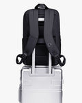 alças confortáveis reforçadas mochila compacter-x distribuição peso costas uso prolongado intenso mochila executiva masculina premium ergonômica não cansa ombros