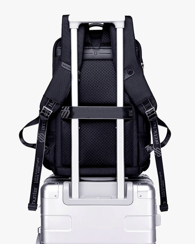alças ajustáveis reforçadas mochila harvey acoplamento mala viagem rodinhas aeroporto mãos livres 37 litros 1.8kg executiva masculina bagagem de mão carry-on