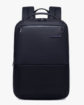 mochila executiva compacta slim r-line levatte preta 25 litros 1kg notebook 15.6 minimalista zíper ykk impermeável trabalho faculdade urbana masculina não deforma estrutura reforçada