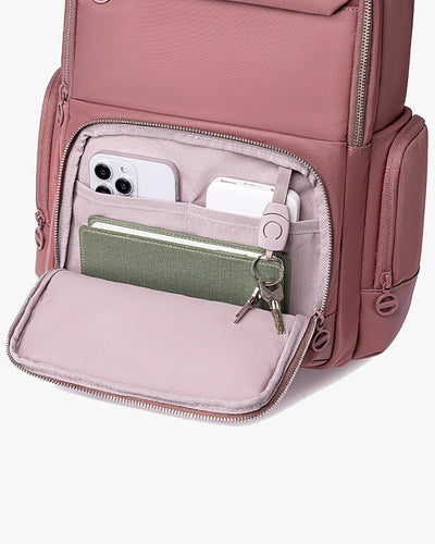 painel organizador smartfit ravena celular passaporte carteira canetas carregador mochila feminina organização completa acesso rápido