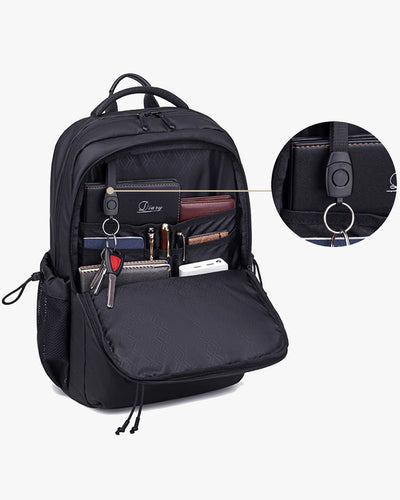 interior mochila space 3 compartimentos divisórias celular canetas documentos chaveiro integrado organização completa mochila executiva tudo lugar certo