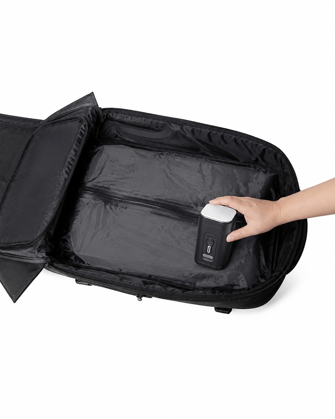 sistema vácuo compressão mochila air vacuum roupas comprimidas mais espaço tecnologia viagem expansível
