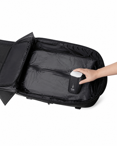 sistema vácuo compressão mochila air vacuum roupas comprimidas mais espaço tecnologia viagem expansível