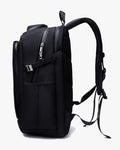 mochila armour-x lateral preta 50x32x17cm painel frontal abs rígido mesmo material capacetes proteção impactos pressão amassamentos visual tático masculina premium robusta