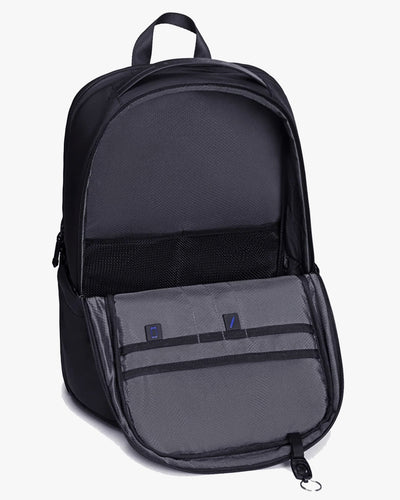 interior mochila compacter-x organizado notebook tablet celular canetas documentos acessórios mochila executiva multifuncional premium organização completa