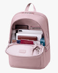 painel organizador mochila diva celular passaporte canetas chaveiro porta-cartão alça acesso rápido mochila feminina funcional