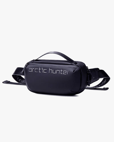 shoulder bag ultraleve hiker levatte preta 5 litros 0.4kg oxford resistente água antifurto fivela tática bolsa transversal compacta leve urbana academia viagem masculina minimalista carregue só o essencial