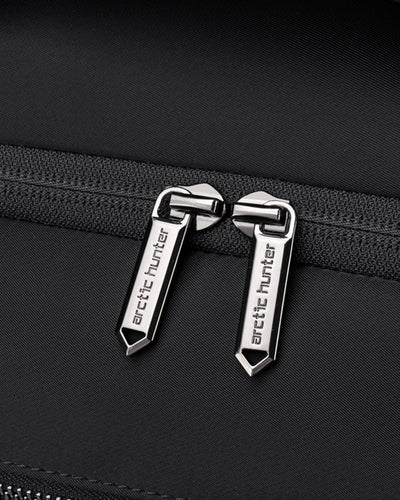 zíper metálico premium mochila magnum puxadores metal alta resistência durabilidade rotinas intensas acabamento executivo