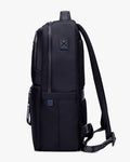 mochila patchmac lateral preta design executivo compacto elegante material resistente mochila notebook 14.1 macbook masculina leve profissional