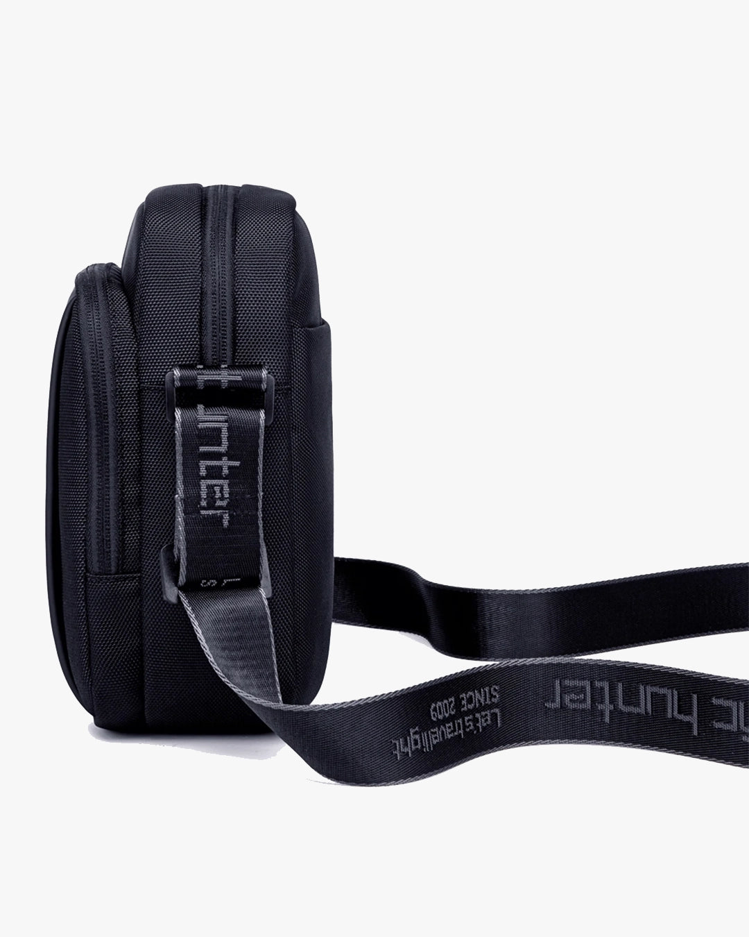 alça larga texturizada ajustável shoulder bag raptor conforto uso prolongado bolsa transversal crossbody masculina ergonômica
