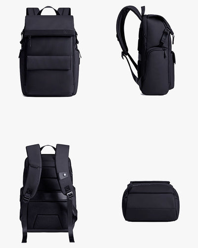 mochila executiva urbana notebook 15.6 urbanity levatte preta 39 litros usb integrada 3 compartimentos oxford resistente trabalho viagem corporativa