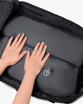 mochila air vacuum expansão capacidade ampliada 50 litros mochila viagem longa roupas acessórios mais espaço