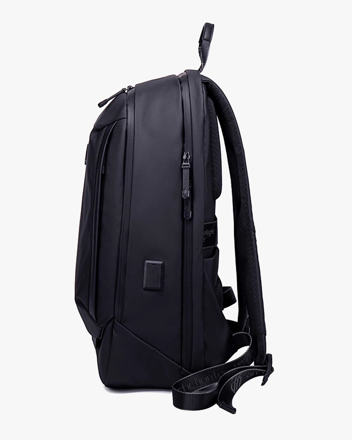 mochila brook lateral preta design clássico elegante material resistente alta qualidade mochila executiva masculina corporativa