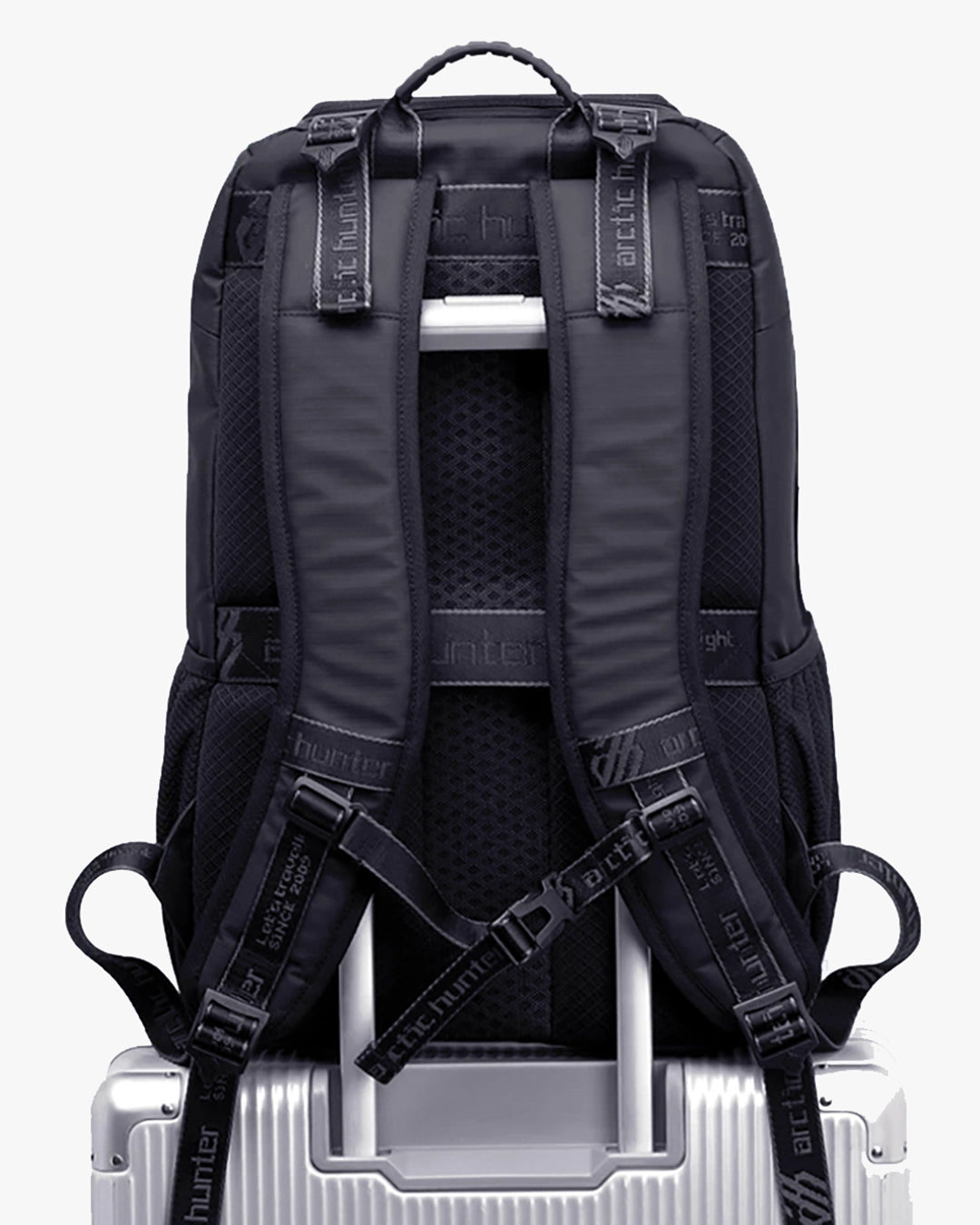 travelfit strap alça traseira deslizante mochila drifter encaixe haste mala rodinhas estabilidade mãos livres aeroporto terminal viagem negócios bagagem mão aprovada