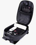 interior guardian organizado divisórias celular canetas chaveiro integrado carteira documentos acessórios organização completa mochila executiva semi-rígida masculina