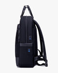 mochila unique lateral preta 45x30x15cm 1kg hydroshield resistente água anti-riscos design executivo masculino elegante mochila pasta 2 em 1 corporativa