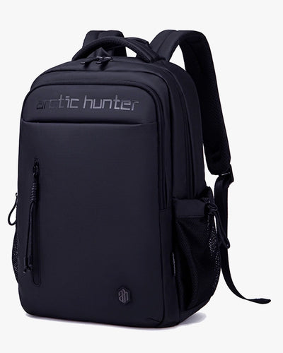 mochila executiva clean space levatte preta 30 litros notebook 15.6 design minimalista moderno zíper ykk trabalho faculdade urbana masculina profissional elegante