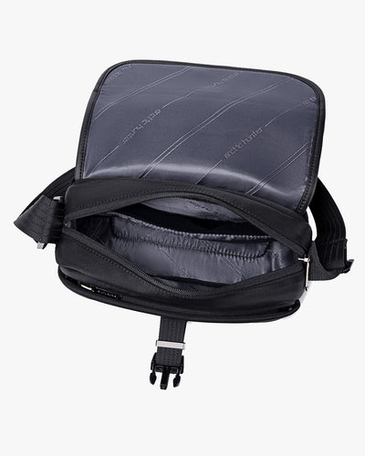 interior cetim forrado shoulder bag vector divisória zíper organizado protege arranhões bolsa masculina organizada compartimentos separados qualidade interna