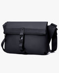shoulder bag minimalista slim ultimate levatte preta 14 litros 0.6kg poliéster resistente antifurto oculto encaixe mala transversal masculina urbana leve discreta elegante linda qualidade