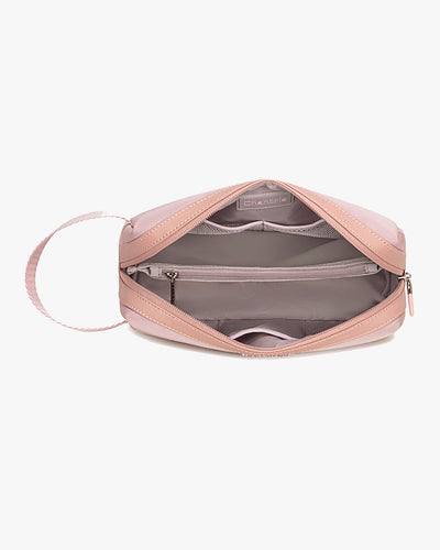 forro interior impermeável necessaire aurora proteção vazamentos frascos cremes perfume pressão avião necessaire viagem segura