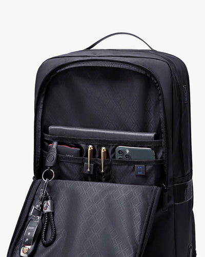 3 compartimentos zíper YKK mochila defender divisórias canetas celular documentos chaveiro organização total cada item lugar certo executiva multifuncional