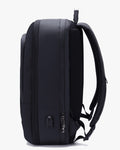 mochila garnier preta ângulo design executivo único 3 em 1 mochila mala shoulder bag sistema expansão inteligente viagem trabalho