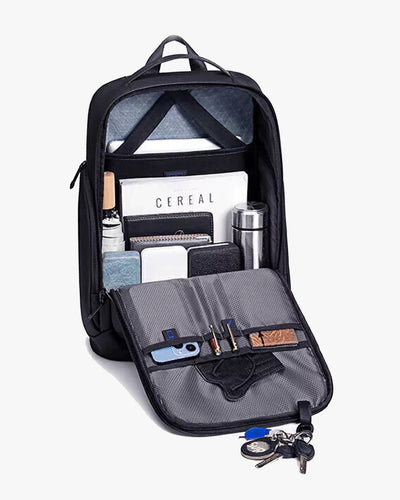4 compartimentos divisórias mochila gran turismo notebook 15.6 tablet 12.1 celular canetas documentos organização total completa executiva