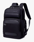 mochila executiva harvey levatte preta 37 litros 5 compartimentos poliéster 210d notebook 15.6 porta-óculos bolso alça design clean moderno bonita mercado masculina premium corporativa