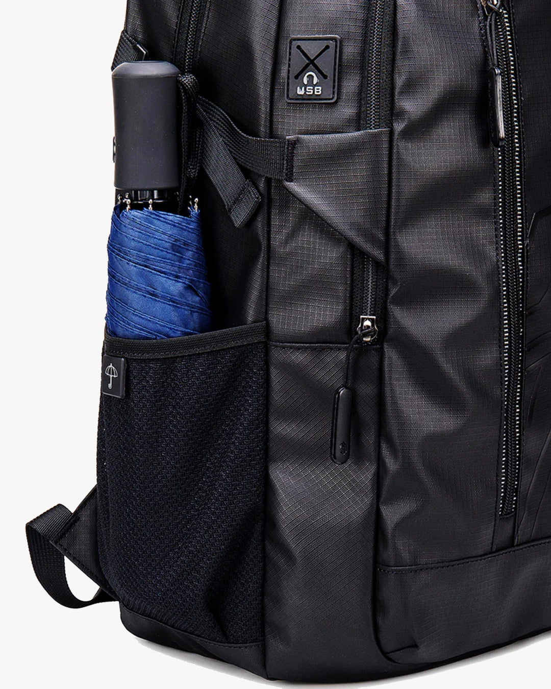 mochila executiva hybrid levatte preta completa gancho óculos alça placa identificação bolso lateral garrafa alça mala viagem