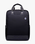mochila pasta executiva 2 em 1 unique levatte preta 28 litros 1kg poliéster 1680d notebook 15.6 alças retráteis usb fone integrados design híbrido masculina premium