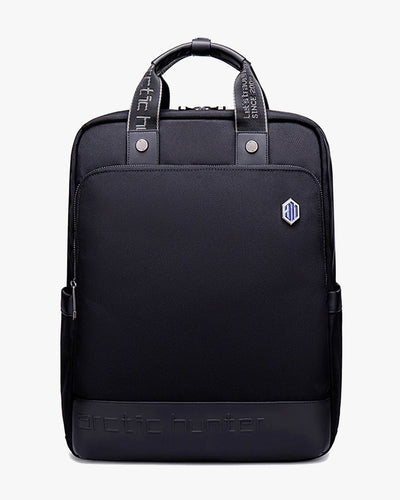 mochila pasta executiva 2 em 1 unique levatte preta 28 litros 1kg poliéster 1680d notebook 15.6 alças retráteis usb fone integrados design híbrido masculina premium
