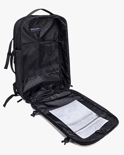 interior pack-r múltiplos compartimentos organizados roupas acessórios documentos celular canetas divisórias inteligentes organização viagem 3 a 7 dias tudo lugar certo