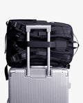 trolleypass alça traseira deslizante mochila photographer x encaixe cabo mala viagem rodinhas aeroporto terminal mãos livres fotógrafo viajante
