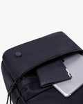 bolso topo mochila colden abertura larga tablet carteira passaporte acesso rápido sem abrir compartimento principal metrô aeroporto reunião praticidade
