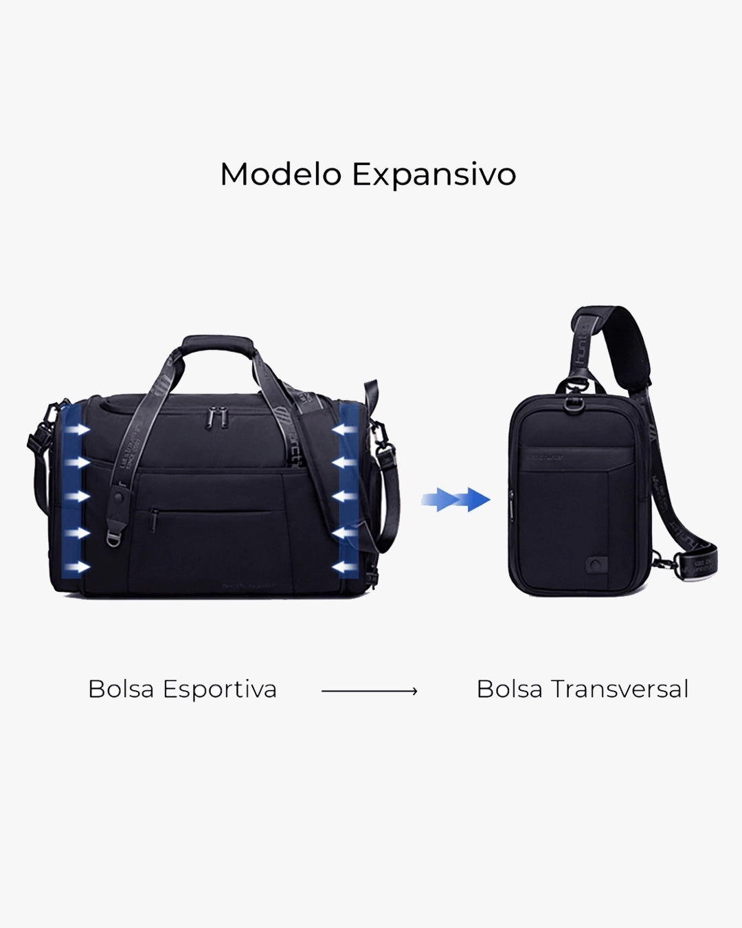 expandflex sistema expansível mala fenix capacidade ajustável 40 litros viagem longa cabe muitas coisas mais espaço quando precisar