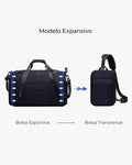 expandflex sistema expansível mala fenix capacidade ajustável 40 litros viagem longa cabe muitas coisas mais espaço quando precisar
