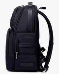 5 compartimentos zíper ykk mochila harvey notebook tablet documentos celular canetas acessórios tudo separado organização por categorias executiva sem bagunça