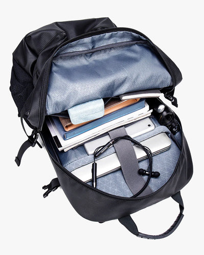 4 compartimentos mochila hybrid notebook 15.6 tablet acessórios livros roupas equipamentos 37 litros organização total executiva