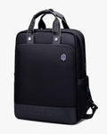 mochila pasta executiva 2 em 1 unique levatte preta 28 litros 1kg poliéster 1680d notebook 15.6 alças retráteis usb fone integrados design híbrido masculina premium