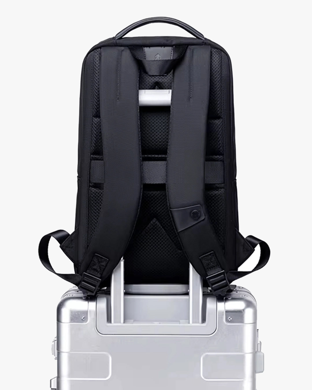 alça traseira deslizante mala rodinhas mochila r-line aeroporto mãos livres haste telescópica estável viagem bagagem de mão carry-on deslocamento urbano