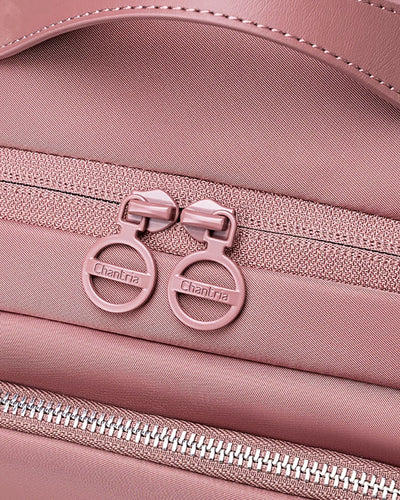 mochila ravena rosa ângulo design executivo feminino elegante 30 litros 0.9kg mochila trabalho faculdade moderna sofisticada